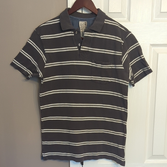 Old Navy Other - Old Navy Men's Polo Shirt - Navy and White Stripes